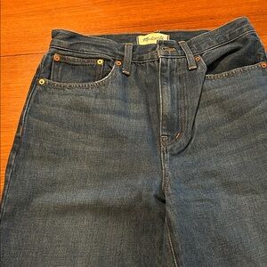 Madewell Men's Dark Blue Straight Jeans